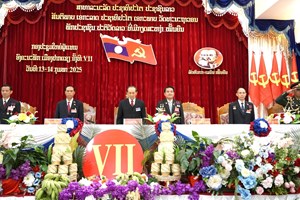 ໄຂກອງປະຊຸມໃຫຍ່ຜູ້ແທນອົງຄະນະພັກເມືອງປາກແຊງ ຄັ້ງທີ VII