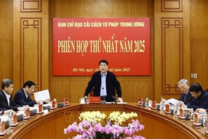 ຈັດກອງປະຊຸມຄະນະຊີ້ນຳການປະຕິຮູບດ້ານຕຸລາການສູນກາງ ຂອງຫວຽດນາມ