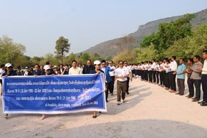 ອັດຕະປື ຈັດຂະບວນຄາລະວານ ເພື່ອສະເຫຼີມສະຫຼອງ 2 ວັນປະຫວັດສາດ