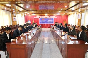 ຜົ້ງສາລີ ແລະ ເມືອງຈຽງເຊິນ ພົບປະແລກປ່ຽນບົດຮຽນຮ່ວມກັນ.