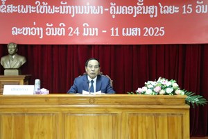 ເປີດຊຸດຝຶກອົບຮົມໄລຍະສັ້ນ ຫົວຂໍ້ສະເພາະ ໃຫ້ພະນັກງານນໍາພາ-ຄຸ້ມຄອງ ຂັ້ນສູງຊຸດທີ 1