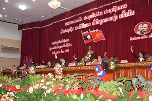 ຜູ້ແທນອົງຄະນະພັກເມືອງສາລະວັນ ເລືອກເອົາ ສະຫາຍ ຈັນສີລອນ ສີສົມບູນ ເປັນເລຂາຄະນະບໍລິຫານງານພັກເມືອງຊຸດໃໝ່.