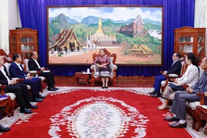 ລັດຖະມົນຕີກະຊວງ ຖວທ ຕ້ອນຮັບບັນດາທູດລາວ ທີ່ຈະໄປປະຈໍາຢູ່ຕ່າງປະເທດ