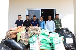 ພາວເວີໄຊນາ ແລະ ໄທດິວ ມອບເຄື່ອງຊ່ວຍເຫຼືອປະຊາຊົນບ້ານຕະລຸຍ