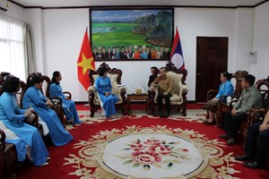 ສະຫະພັນແມ່ຍິງ ແຂວງຫຼວງນ້ຳທາ ແລະ ແຂວງເຊີນລາ ພົບປະແລກປ່ຽນບົດຮຽນຮ່ວມກັນ