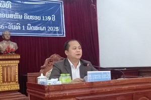 ເມືອງພຽງ ປາຖະກະຖາ ວັນກຳມະກອນສາກົນ ຄົບຮອບ 139 ປີ