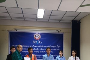 ໂຮງຮຽນເຕັກນິກວິຊາຊີບເວດສະພົງ ສ້າງສີມືແຮງງານຮັບໃຊ້ປະເທດຊາດຢ່າງຫຼວງຫຼາຍ