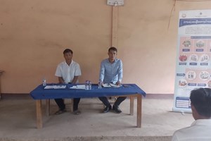 ເມືອງໄຊຍະບູລີ ໂຄສະນາເຜີຍແຜ່ກົດໝາຍ ແລະ ວຽກງານຍຸຕີທຳຮາກຖານຢູ່ບ້ານນ້ຳລອດ