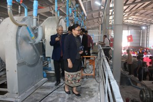 ເປີດໂຮງງານຜະລິດແປ້ງມັນຕົ້ນຂອງບໍລິສັດ MTP ຢູ່ເມືອງນໍ້າບາກ