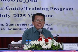 ເປີດຊຸດອົບຮົມພະນັກງານນຳທ່ຽວລະດັບຊາດ ຊຸດທີ 32