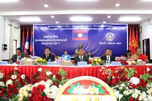 ເມືອງໄຊຍະບູລີ ເປີດກອງປະຊຸມໃຫຍ່ຜູ້ແທນແນວລາວສ້າງຊາດທົ່ວເມືອງຄັ້ງທີVI