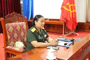 ສະຫະພັນແມ່ຍິງ ກອງບັນຊາການທະຫານແຂວງຫຼວງພະບາງ ເຊື່ອມຊຶມເອກະສານກອງປະຊຸມໃຫຍ່ຜູ້ແທນແມ່ຍິງກອງທັບ ຄັ້ງທີ IX