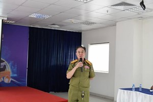 ຝຶກອົບຮົມວຽກງານສະກັດກັ້ນ ແລະ ຕ້ານອັກຄີໄພໃຫ້ພະນັກງານທະນາຄານຊາຄອມແບັງລາວ