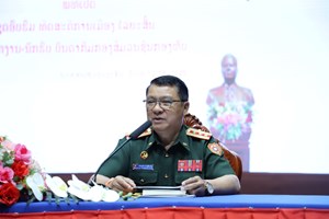 ເປີດຊຸດອົບຮົມທິດສະດີການເມືອງໄລຍະສັ້ນໃຫ້ພະນັກງານ-ນັກຮົບ ບັນດາກົມກອງສື່ມວນຊົນກອງທັບ