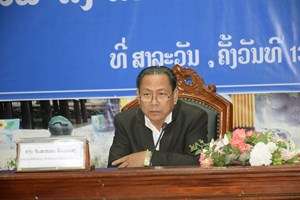 ຄະນະໂຄສະນາອົບຮົມແຂວງສາລະວັນ ອົບຮົມພະສົງ-ສາມະເນນ