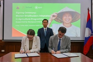 ອຽກລັງ ໃຫ້ການສະໜັບສະໜູນ ຊາວກະສິກອນຍິງ ໃນ ສປປ ລາວ