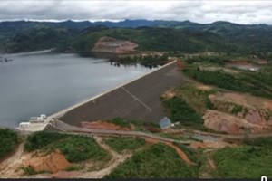 ເຂື່ອນໄຟຟ້າຫ້ວຍລຳພັນໃຫຍ່ ຕົວແບບການຝຶກຊ້ອມຮັບມືໄພພິບັດ