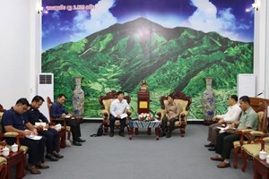 ການນໍາ ອົງການກວດກາແຫ່ງລັດ ລົງເຄື່ອນໄຫວວຽກງານ ຢູ່ແຂວງໄຊສົມບູນ