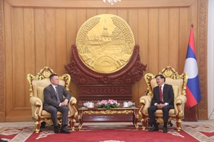 ທ່ານປະທານປະເທດ ຕ້ອນຮັບການເຂົ້າຢ້ຽມຂໍ່ານັບຂອງຫົວໜ້າອົງການໄອຍະການສູງສຸດ ສ ຣັດເຊຍ