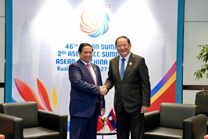 ນາຍົກລັດຖະມົນຕີລາວ - ຫວຽດນາມ ພົບປະປຶກສາຫາລື ແລະ ຊຸກຍູ້ການພົວພັນຮ່ວມມື