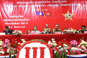 ໄຂກອງປະຊຸມໃຫຍ່ ຜູ້ແທນສະຫະພັນນັກຮົບເກົ່າ ແຂວງໄຊສົມບູນ ຄັ້ງທີ lll