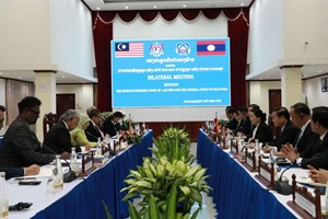 ສານສູງສຸດລາວ-ມາເລເຊຍ ເພີ່ມທະວີການຮ່ວມມືສອງຝ່າຍ