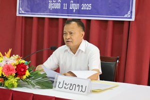 ຜົ້ງສາລີ ສະຫຼູບວຽກງານໄພພິບັດ 2024 ແລະ ວາງທິດທາງແຜນການ2025.