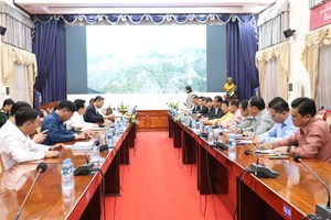 ເຈົ້າແຂວງຄຳມ່ວນ ຕ້ອນຮັບກຸ່ມບໍລິສັດ THທີ່ມາສະເໜີເຈດຈຳນົງໃນການລົງທຶນຢູ່ແຂວງ