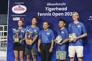 ສຳເລັດການແຂ່ງຂັນເທັນນິສລາຍການ ນໍ້າດື່ມຫົວເສືອ ໂອເພັນ 2025