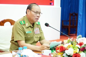 ແຕ່ງຕັ້ງ ຫົວໜ້າກອງບັນຊາການ ປກສ ແຂວງຄໍາມ່ວນຜູ້ໃໝ່