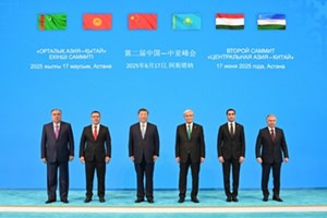 ທ່ານ​ ສີ​ຈິ້ນ​ຜິງ ເຂົ້າ​ຮ່ວມກອງ​ປະ​ຊຸມສຸດຍອດ​ຈີນ-ອາ​ຊີ​ກາງ​ ຄັ້ງ​ທີ 2