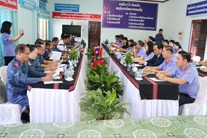 ໄອຍະການປະຊາຊົນແຂວງເຊກອງ ແລະ 2 ແຂວງ 1 ນະຄອນ ຂອງ ສສ ຫວຽດນາມ ພົບປະແລກປ່ຽນບົດຮຽນ