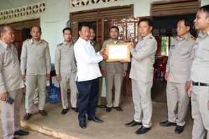 ເມືອງໂຂງ ເປີດການສອບເສັງຈົບຊັ້ນ ມ7 ສົກຮຽນ 2024-2025