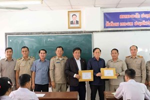 ສົກຮຽນ 2024-2025 ນວ ມີນັກຮຽນສອບເສັງຈົບຊັ້ນ ມ7 ຈຳນວນ 9,000 ກວ່າຄົນ