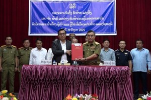 ປະກາດແຕ່ງຕັ້ງຫົວໜ້າຄະນະຄຸ້ມຄອງດ່ານສາກົນຂົວມິດຕະພາບນໍ້າເຫືອງ