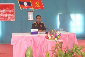 ກອງພັນໃຫຍ່ 202 ສະຫຼຸບຖອດຖອນບົດຮຽນວຽກງານປ້ອງກັນຊາດ 6 ເດືອນຕົ້ນປີ 2025