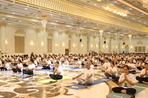 ສະຖານທູດອິນເດຍ ປະຈຳລາວ ຈັດກິດຈະກຳສະເຫຼີມສະຫຼອງວັນໂຍຄະສາກົນ