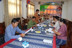 ເມືອງພຽງ ປືກສາຫາລືການແຂ່ງຂັນດົນຕີ ແລະ ຂັບລຳທ້ອງຖີ່ນ