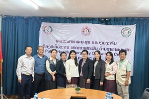 ສື່ມວນຊົນ ຮ່ວມເຄື່ອນໄຫວເກັບກໍາຂ່າວວຽກງານສຸຂະພາບຈະເລີນພັນຢູ່ແຂວງວຽງຈັນ