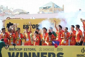 ຢູ-13 ດັບເບິນຢູໄອຈີ ນາຄາ ໄດ້ແຊັມເຕະບານລະດັບນານາຊາດ ທີ່ປັອກຕຸຍການ