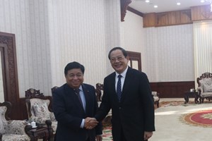 ນາຍົກລັດຖະມົນຕີ ຕ້ອນຮັບການເຂົ້າຢ້ຽມຂໍ່ານັບຂອງ ຮອງນາຍົກລັດຖະມົນຕີ ແຫ່ງ ສສ ຫວຽດນາມ