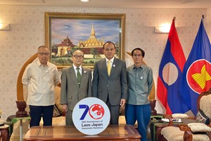 ທູດລາວ ປະຈໍາຍີ່ປຸ່ນ ຮັບຕ້ອນ ອະດີດອາສາສະໝັກ JICA