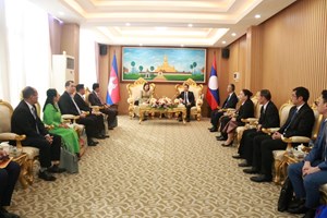 ລາວ-ກໍາປູເຈຍ ສືບຕໍ່ເພີ່ມທະວີການຮ່ວມມືວຽກງານໄອຍະການສອງຝ່າຍ