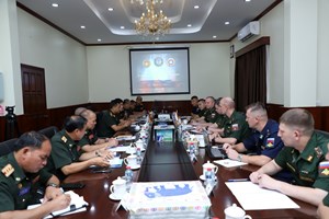 ສອງກອງທັບຫາລືກຽມຝຶກຊ້ອມຮ່ວມລາວ-ຣັດເຊຍ “ລາໂຣສ-2025”