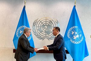 ທູດລາວ ຍື່ນສານຕາຕັ້ງເປັນຜູ້ຕາງໜ້າຖາວອນປະຈໍາອົງການ ສປຊ ຄົນໃໝ່