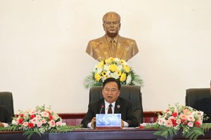 ສະພາປະຊາຊົນແຂວງຜົ້ງສາລີ ເປີດກອງປະຊຸມສະໄໝສາມັນເທື່ອທີ 9 ຊຸດທີ II