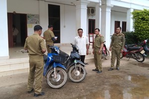 ປກສ ເມືອງສຳພັນ ມອບລົດຈັກ 2 ຄັນຄືນໃຫ້ເຈົ້າຂອງເດີມ