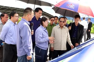 ໂຄງການພະລັງງານໄຟຟ້າແສງຕາເວັນຢູ່ແຂວງ ອຸດົມໄຊ ຈະຂາຍໄຟຟ້າໃນທ້າຍປີນີ້.