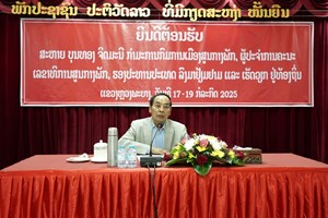 ຮອງປະທານປະເທດ ຊີ້ນຳຄະນະບໍລິຫານງານພັກແຂວງຫຼວງພະບາງເອົາໃຈໃສ່ປັບປຸງວຽກງານຫຼາຍດ້ານ