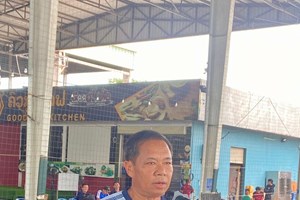 ສນຊ ເປີດການແຂ່ງຂັນ ກິລາເຕະບານເພື່ອຮັດແໜ້ນຄວາມສາມັກຄີ